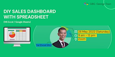 DIY Sales Dashboard with Spreadsheet (MS Excel / Google Sheets) tickets