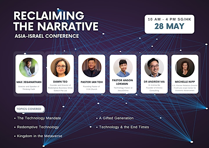 Asia-Israel Tech for God Conference 2022: Reclaiming the Narrative image