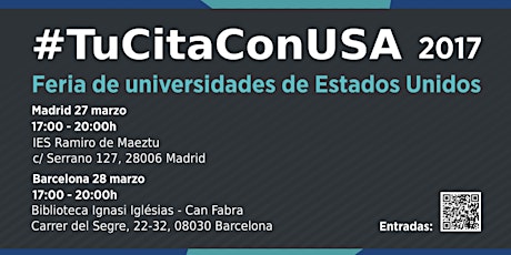 Feria de universidades de EEUU #TuCitaConUSA 2017 - BARCELONA primary image