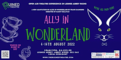 Ally in Wonderland at Lesnes Abbey Ruins