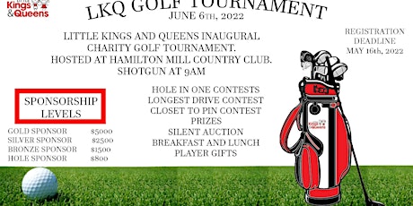 LKQ 1st Annual Charity Golf Tournament tickets