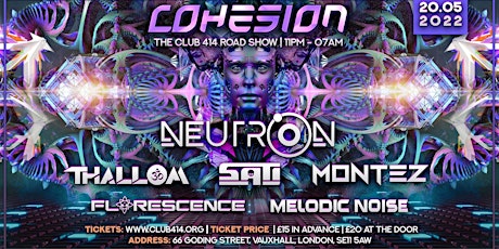 The Club 414 Road Show Presents:.  (Cohesion Psychedelic Trance Party) tickets