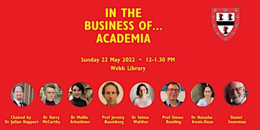 In the Business of Academia - Panel Event