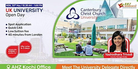 Canterbury Christ Church University Open Day tickets