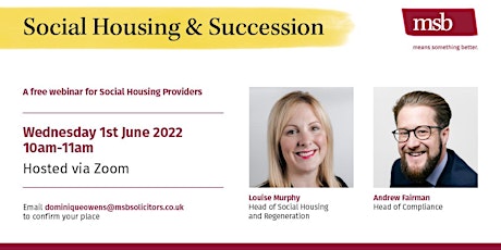 MSB Solicitors - Social Housing & Succession tickets