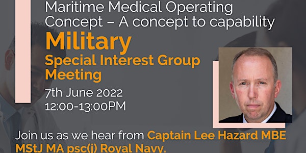 IHSCM Military Special Interest Group Meeting