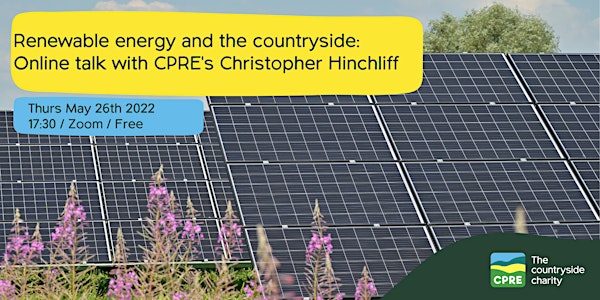 Renewable energy: How you can shape the future of your countryside