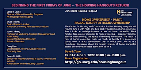 Racial Equity in Home Ownership tickets