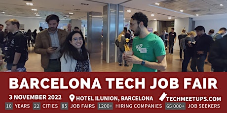 Barcelona Tech Job Fair Autumn 2022 entradas