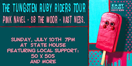 Tungsten Ruby Riders: Pink Navel, SB The Moor, Myles Bullen, Vast Ness, 50x