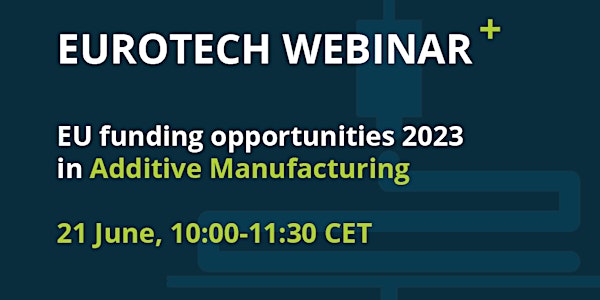 EU funding opportunities in Additive Manufacturing - 2023 Calls