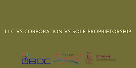 LLC vs Corporation vs Sole Proprietorship (online) primary image