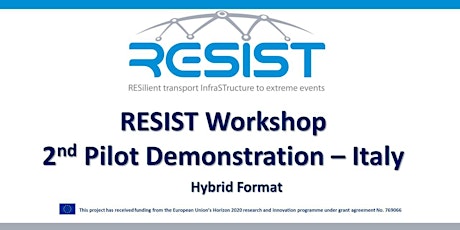RESIST Workshop -  2nd Pilot Demonstration tickets