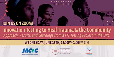 Primaire afbeelding van Lunch & Learn: Innovation Testing to Heal Trauma and the Community
