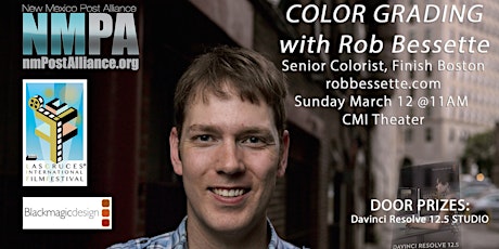 NMPA Presents - Color Grading Workshop - Las Cruces International Film Festival primary image