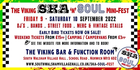 The Viking Ska 'n' Soul Fest - POSTPONED UNTIL 2023