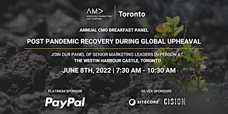 Annual CMO Breakfast - Post Pandemic Recovery During Global upheaval tickets