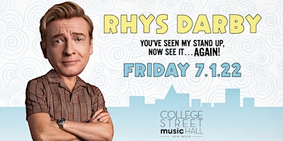 Rhys Darby: You’ve seen my Stand Up, now see it…again!