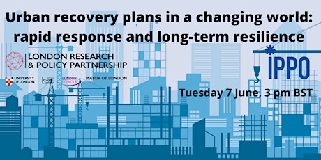 Urban Recovery Plans in a Changing World tickets