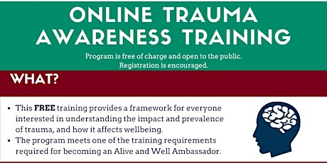 Online Trauma Awareness Training tickets