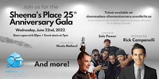 Sheena's Place 25th Anniversary Gala
