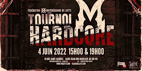FMLutte | Tournoi Hardcore - « First Round » - Frissons TV | 18+ tickets