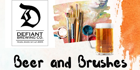 Defiant Beer and Brushes - Canvas Tote tickets
