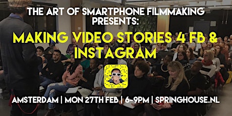 Making video stories for Fb & Instagram (6-9pm) primary image