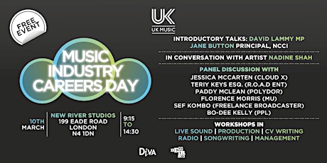 UK Music's Music Industry Careers Day - Tottenham primary image