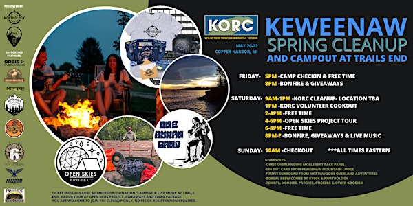 Keweenaw Spring Cleanup & Campout
