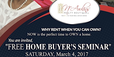 "HOME BUYER'S SEMINAR"  by N'Awlins Realty Boutique LLC primary image