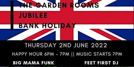 Jubilee Party @ The Garden Rooms tickets