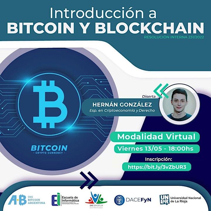 Imagen de Charla Introductoria Bitcoin y Blockchain