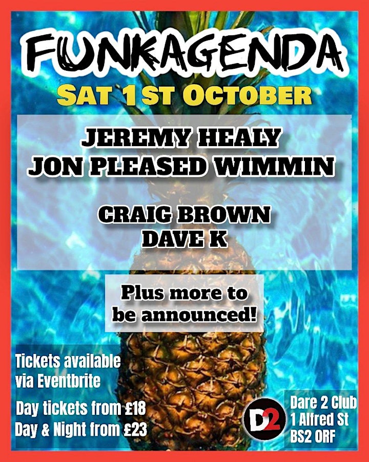 Funkagenda Day & Night Party - Jeremy Healy // Jon Pleased Wimmin image