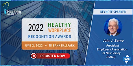 2022 Healthier Somerset Healthy Workplace Recognition Awards tickets