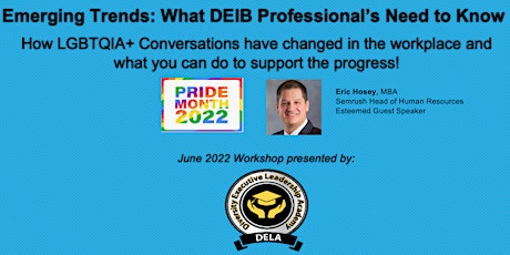 Emerging Trends Workshop Series: What DEIB Professional's Need to Know tickets