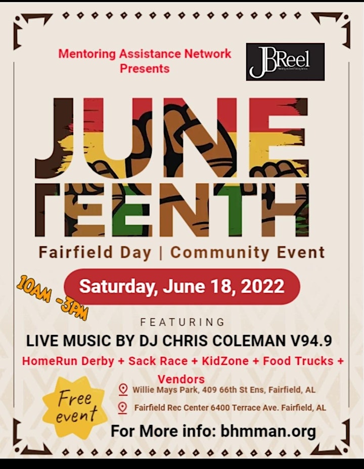 Juneteenth in Fairfield: Culture Celebration with Logan The Entertainer image