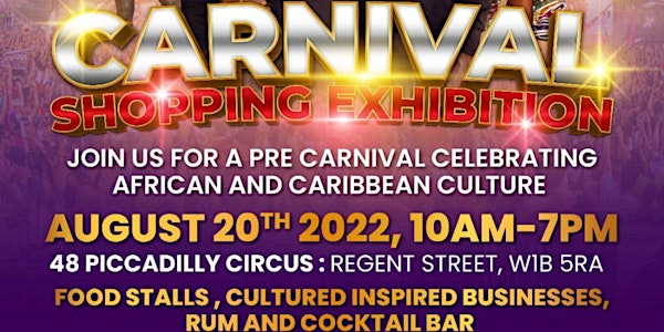 Carnival Pop up shop in Piccadilly circus