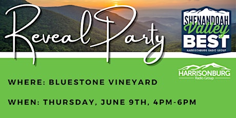 Shenandoah Valley Best 2022 Reveal Event tickets