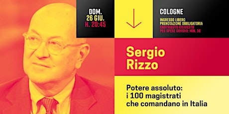 Sergio Rizzo biglietti