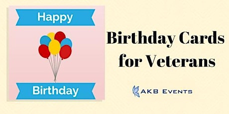 Birthday Cards For Veterans - April 2017 primary image