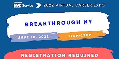 Breakthrough NY - Career Expo 2022 Employer tickets