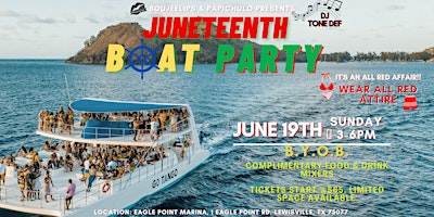 Juneteenth Boat Party