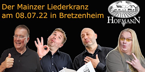 Mainzer Liederkranz: Weingut Hofmann 08.07.2022 mit Sven und Specki