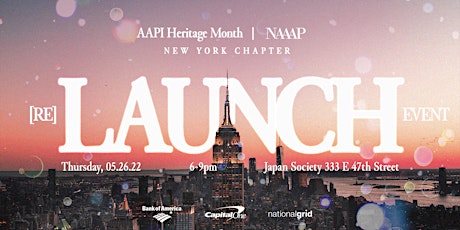 NAAAP NYC Official [Re]launch tickets