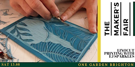 Linocut Printing with ejsparkles - Create a Botanical Print tickets