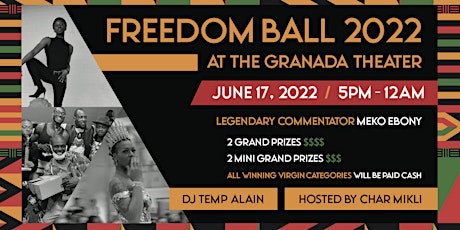 FREEDOM BALL 2022 Dinner & Ball! W/ LEGENDARY MEKO EBONY tickets