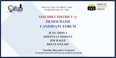 In Person Candidate Forum: Queens Assembly District 37 tickets