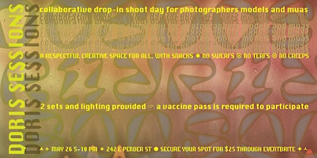 Doris Studio Photoshoot and Hang Out tickets