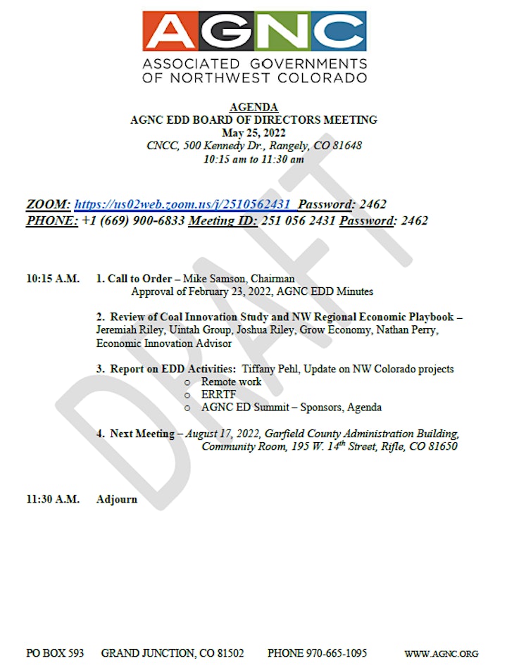 AGNC May 2022 Board & EDD Meeting image